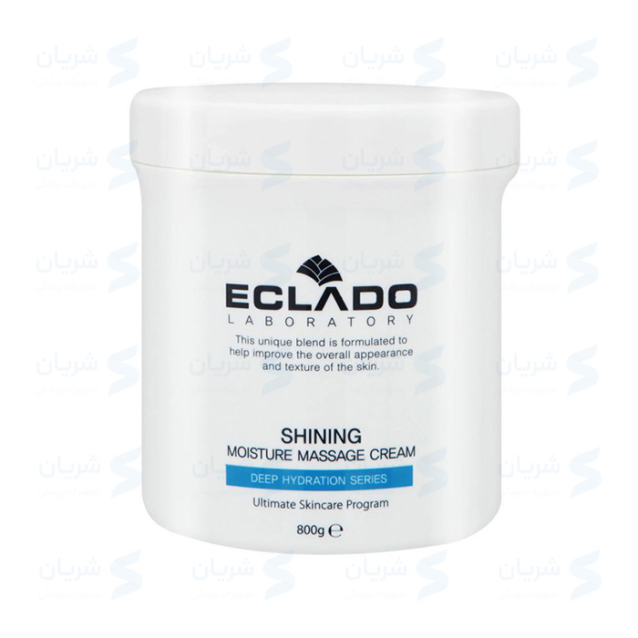 کرم ماساژ رطوبت رسان و روشن کننده اکلادو (Eclado Shining Moisture Massage Cream)