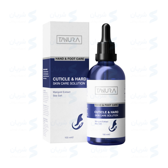 محلول مراقبت از پوست سخت و کوتیکول تنورا Tanura Cuticle & Hard Skin Care Solution