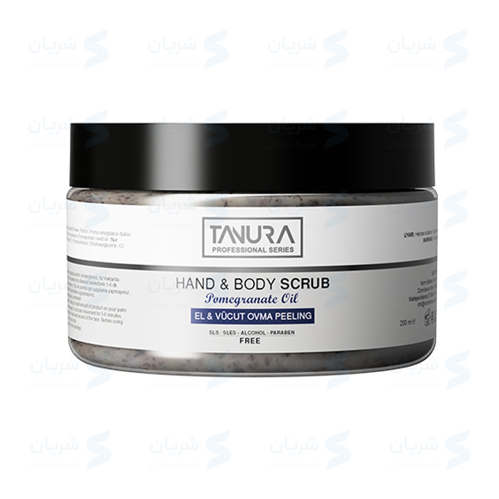 اسکراب دست و بدن انار تنورا Tanura Pomegranate Hand & Body Scrub