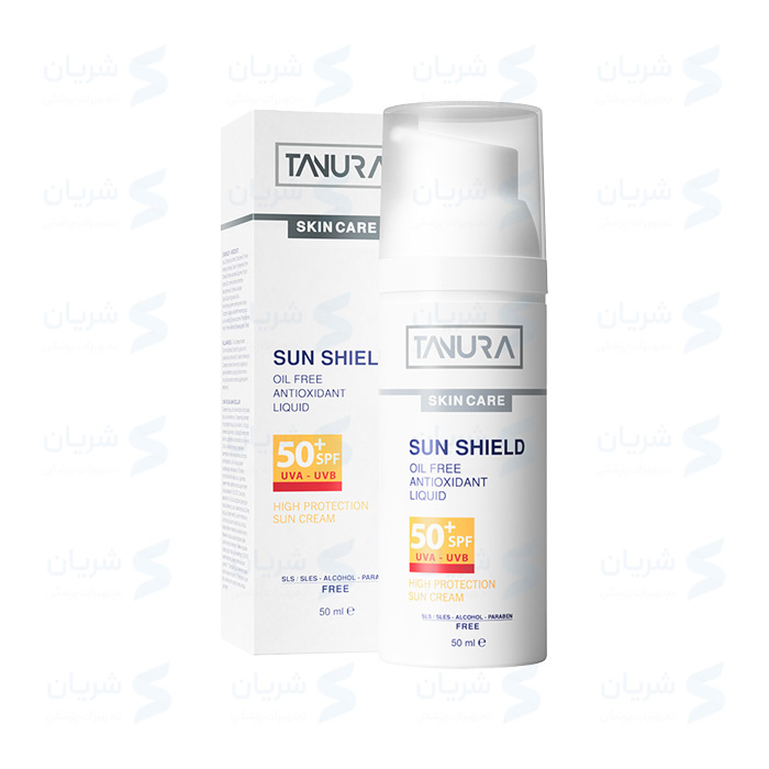 کرم ضد آفتاب سان شیلد تنورا Tanura Sun Shield SPF 50+