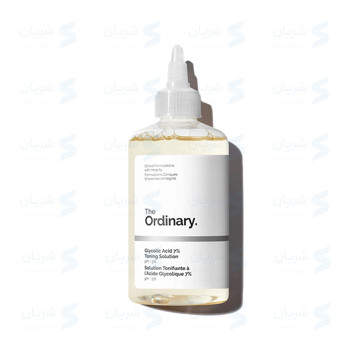 تونر گلیکولیک اسید اوردینری لایه بردار و روشن کننده | The Ordinary Glycolic Acid 7% Toning Solution حجم 240 میل