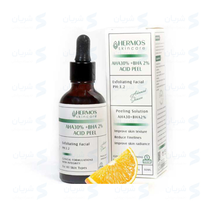 سرم لایه بردار اسیدی هرموس Hermos AHA 30% + BHA 2% Acid Peel