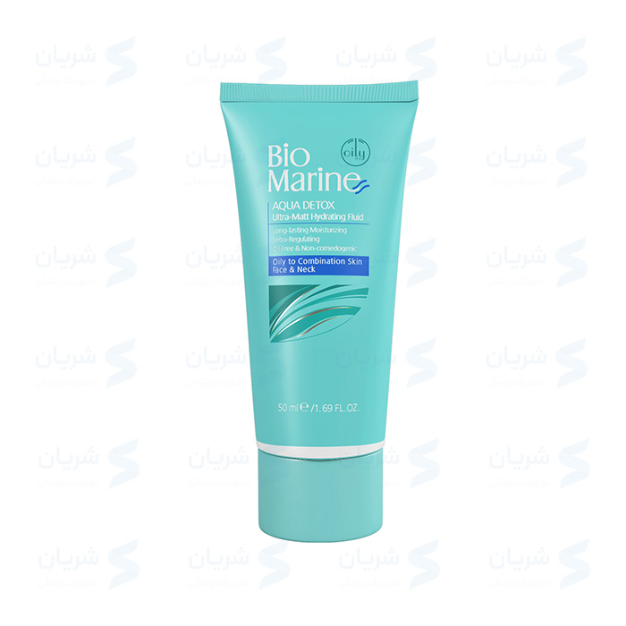 فلوئید رطوبت‌رسان و مات‌کننده بایومارین | BioMarine Aqua Detox Ultra-Matt Hydrating Fluid