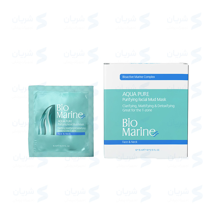 ماسک صورت حاوی کائولن بایومارین Aqua Pure Purifying Facial Mud Mask