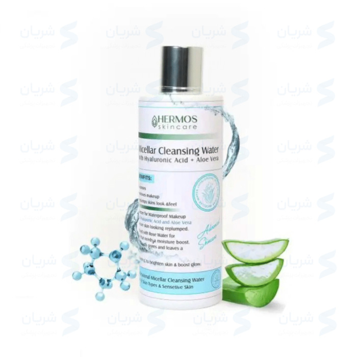 میسلار واتر هیالورونیک اسید و آلوئه ورا هرموس Hermos Micellar Water Aloe vera Acid