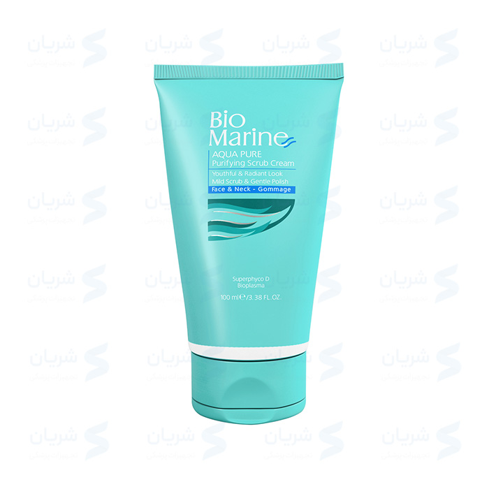 کرم ساینده و پاک کننده پوست بایومارین | BioMarine Aqua Pure Purifying Scrub Cream