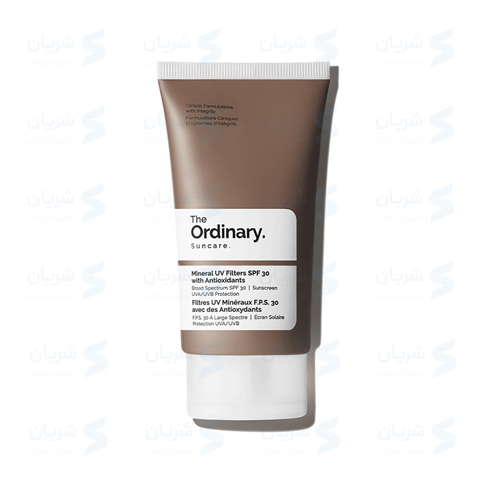 کرم ضد آفتاب SPF30 اوردینری 50 میل | The Ordinary Mineral UV Filters SPF 30 with Antioxidants