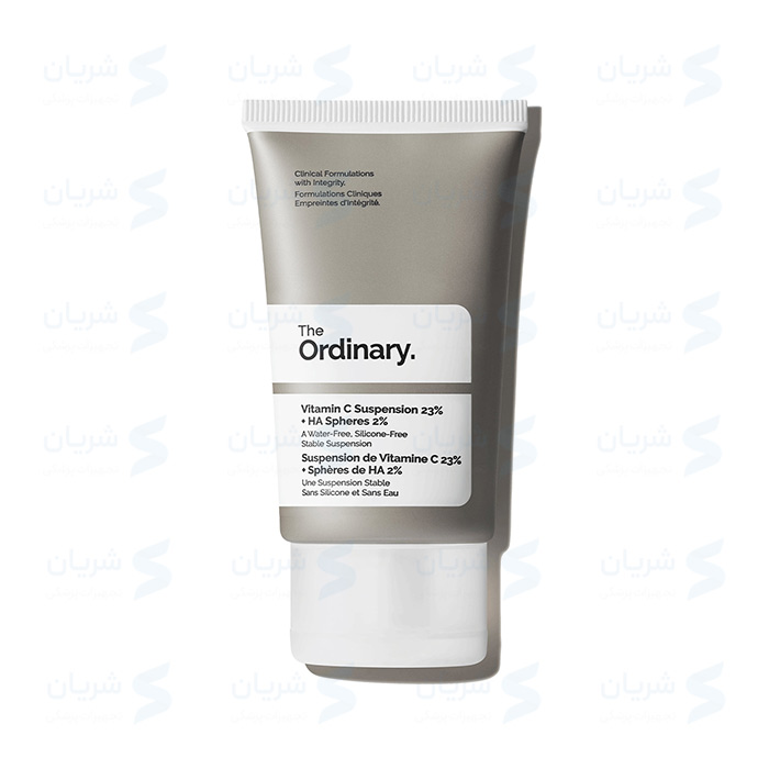 کرم ویتامین سی ۲۳% + هیالورونیک اسید ۲% اوردینری | The Ordinary Vitamin C Suspension 23% + HA Spheres 2%